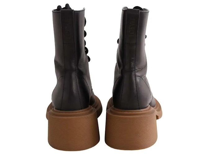 Stivaletti Loewe in pelle marrone - vista 2
