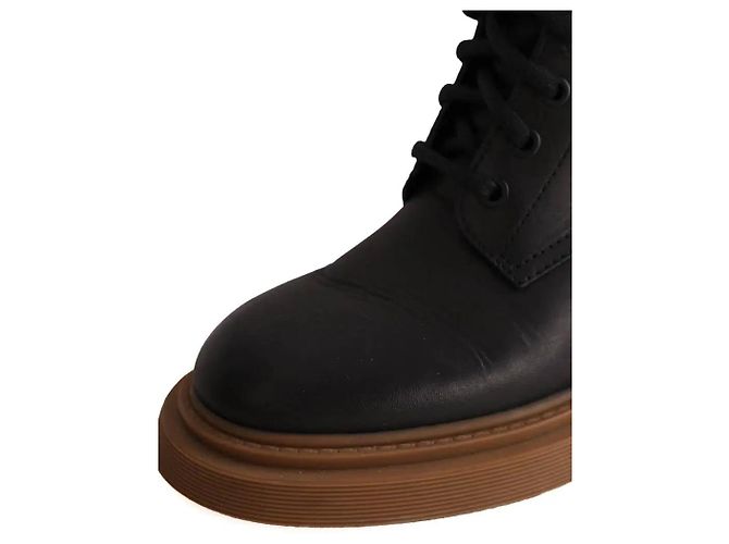 Stivaletti Loewe in pelle marrone - vista 5