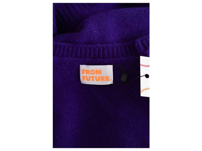 Autre Marque From Future Kaschmir Pullover Lila M - Ansicht 5