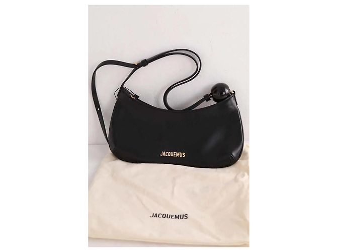 Jacquemus Mini borsa Le Bisou perla nera - vista 6