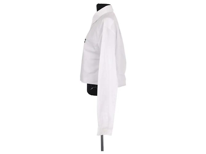Camisa Miu Miu de algodón blanco - vista 3