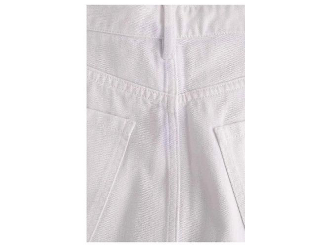 Minifalda Miu Miu de algodón blanco - vista 4
