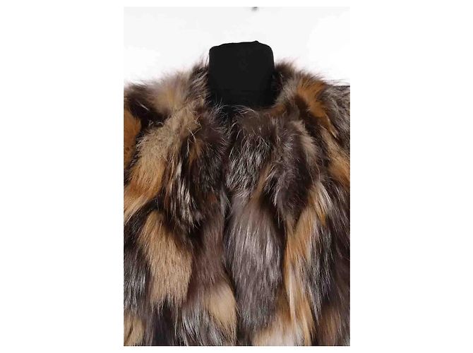 Abrigo de piel marrón Michael Kors - vista 2