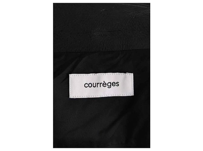 Courreges Courrèges Schwarze Jacke aus Synthetik - Ansicht 5