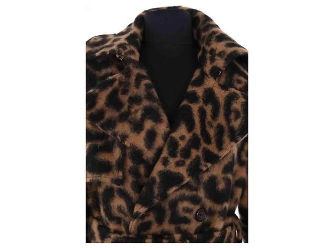 Autre Marque Abrigo SIMKHAI Leopard marrón - vista 2