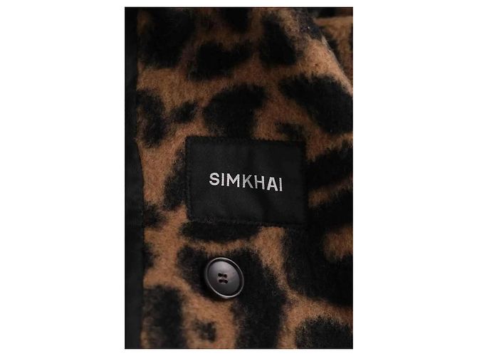 Autre Marque Abrigo SIMKHAI Leopard marrón - vista 5