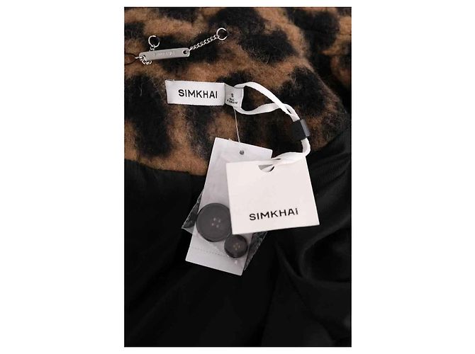 Autre Marque Abrigo SIMKHAI Leopard marrón - vista 6