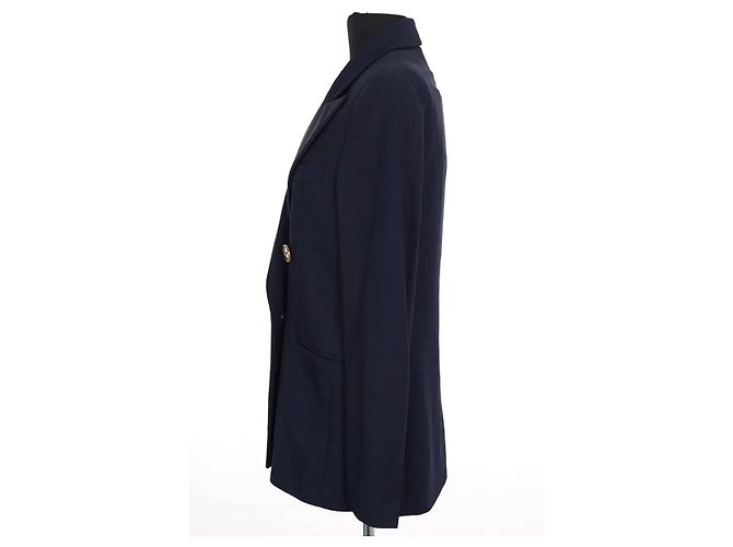 Khaite Navy Blue Wool Blazer - view 3