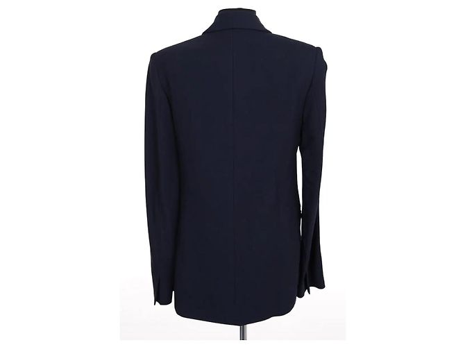 Khaite Navy Blue Wool Blazer - view 4