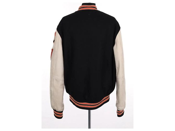 Schott Black Wool Jacket - view 4