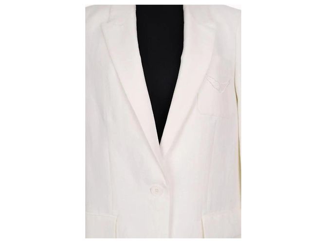 Blazer de lino blanco Zadig & Voltaire - vista 2