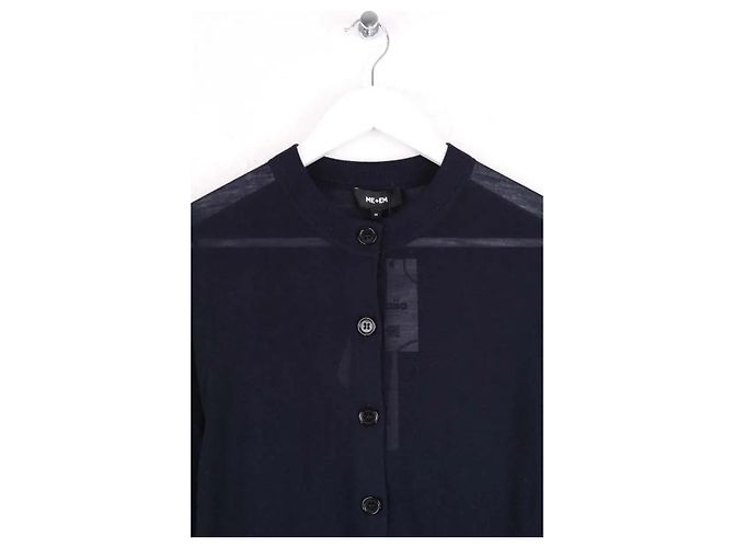 Autre Marque ME + EM Cardigan aus Wolle Blau M - Ansicht 2