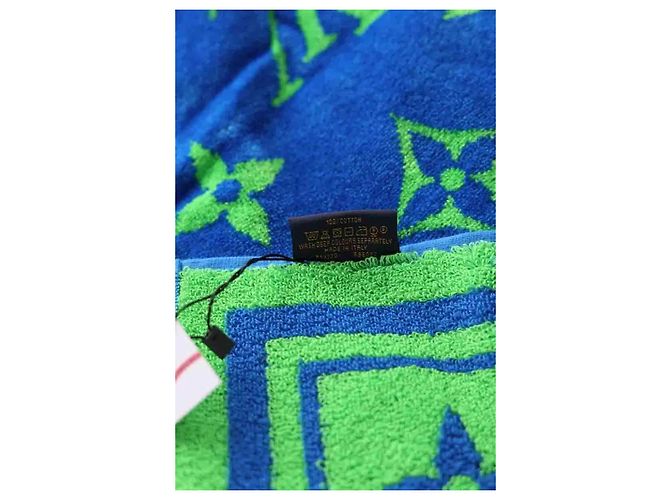 Serviette de plage Louis Vuitton bleue - vue 6