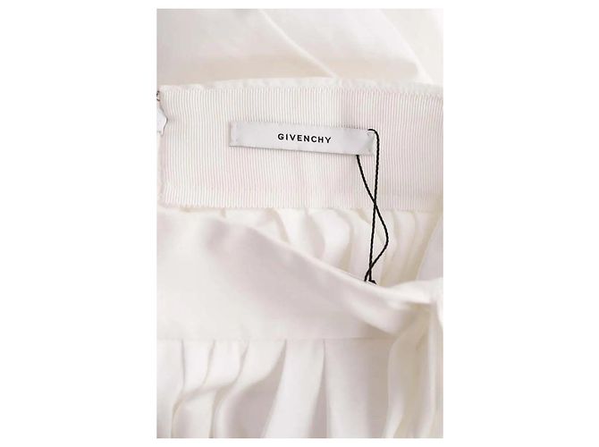 Givenchy weißer Rock aus Synthetik - Ansicht 4