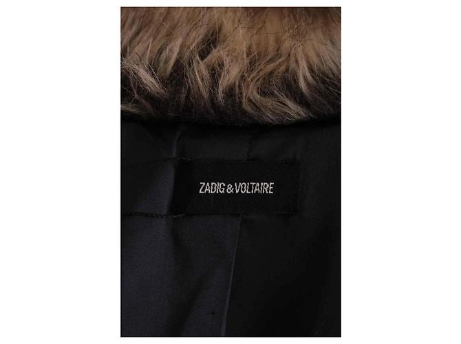 Abrigo Faune de piel sintética beige Zadig & Voltaire - vista 5