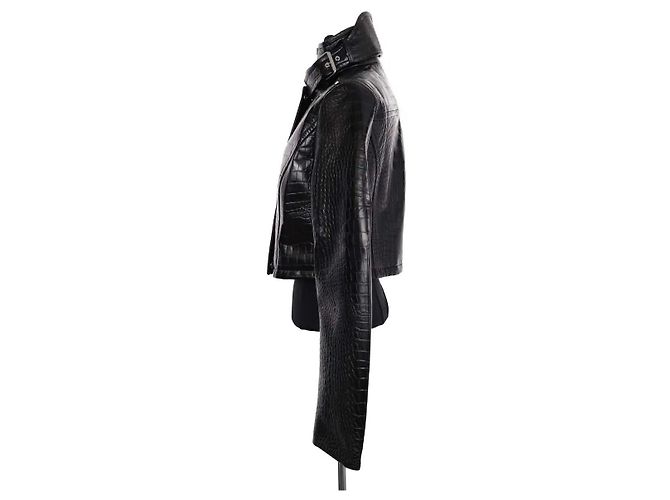 Sportmax Schwarze Synthetikjacke - Ansicht 3