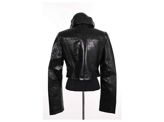 Sportmax Schwarze Synthetikjacke - Ansicht 4