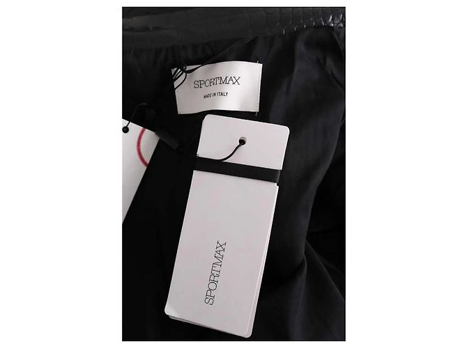 Sportmax Schwarze Synthetikjacke - Ansicht 5