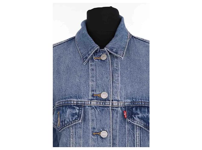 Giacca in cotone blu Levi's - vista 2