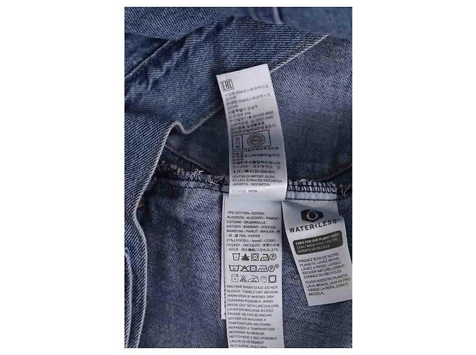 Giacca in cotone blu Levi's - vista 6