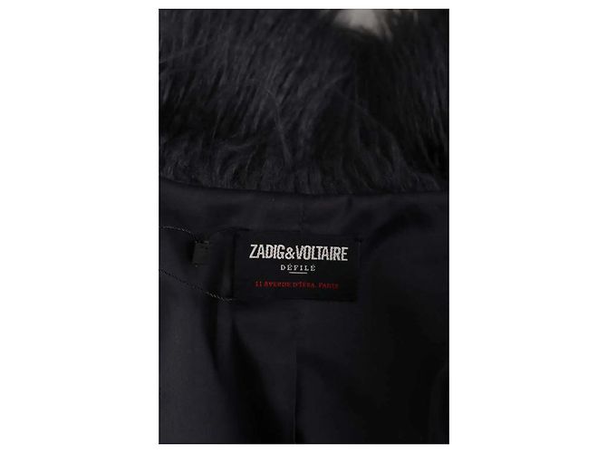 Zadig & Voltaire Abrigo Freddie anthracite - vista 5