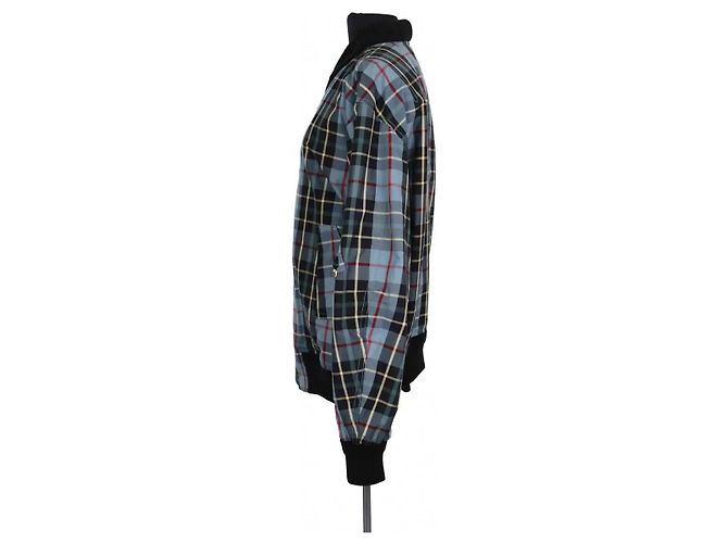 Chaqueta de algodón Burberry azul - vista 3