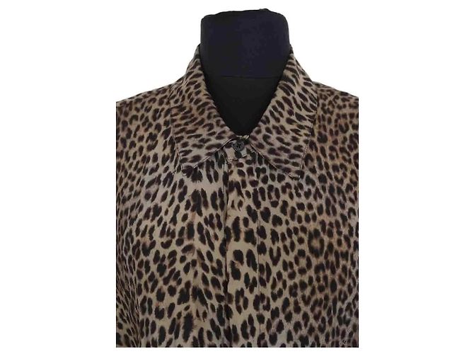Camisa Zadig & Voltaire de viscosa caqui M - vista 2