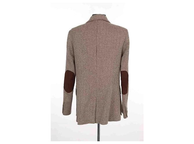 Blazer Ralph Lauren de lana marrón - vista 4