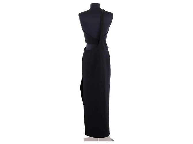 Magda Butrym Schwarzes Viskose Kleid - Ansicht 3