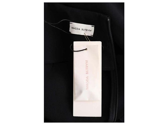 Magda Butrym Schwarzes Viskose Kleid - Ansicht 5