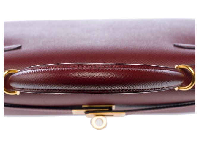Hermès Borsa HERMES Kelly 25 in Pelle Rossa - 104044 - vista 10