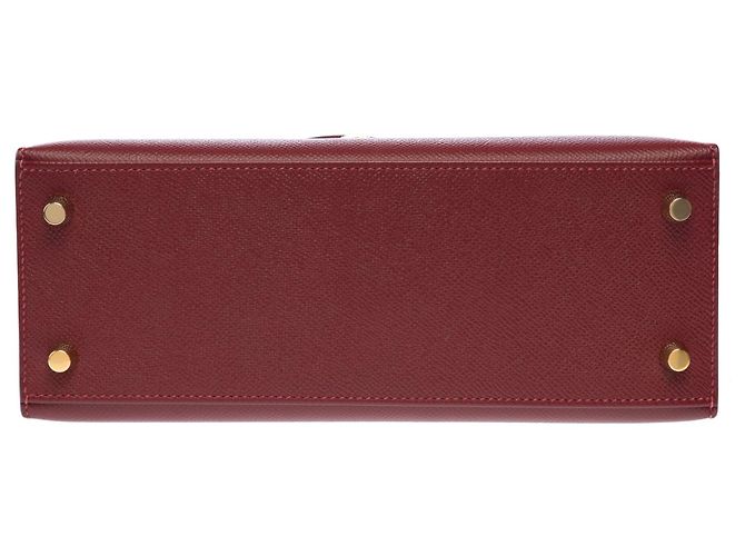 Hermès Borsa HERMES Kelly 25 in Pelle Rossa - 104044 - vista 11