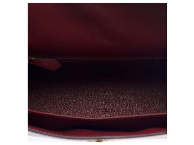 Hermès Borsa HERMES Kelly 25 in Pelle Rossa - 104044 - vista 9