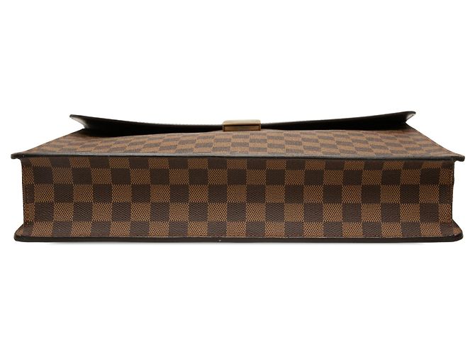 Borsa Business Louis Vuitton Altona PM Damier Ebene Marrone - vista 3