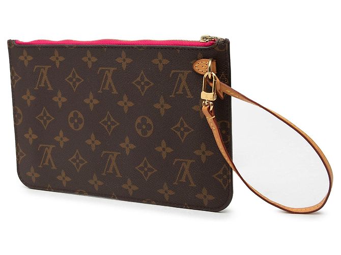 Pochette Louis Vuitton Monogram Marrone Neverfull - vista 2