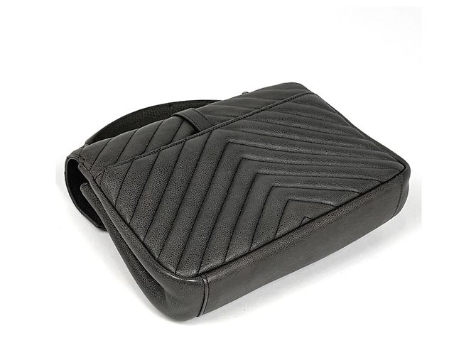 Autre Marque Borsa a mano Saint Laurent College Medium in grigio - vista 2