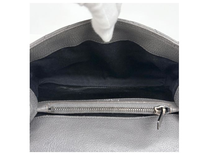 Autre Marque Borsa a mano Saint Laurent College Medium in grigio - vista 7