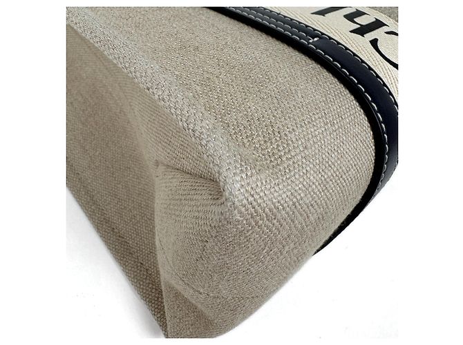 Chloé Woody Mittlere Canvas Tote Bag - Ansicht 3