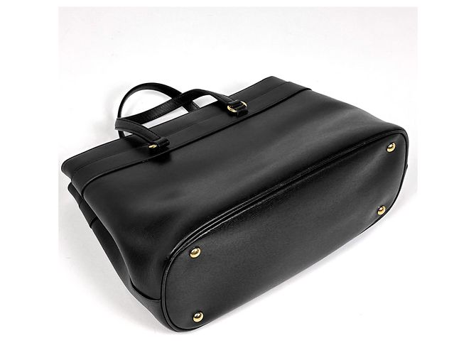 Borsa Gucci Horsebit 2WAY in pelle nera - vista 2
