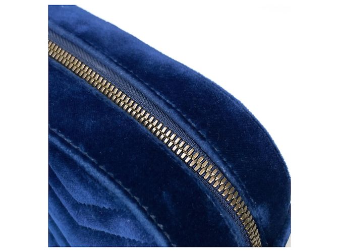 Borsa a tracolla Gucci GG Marmont in velluto - vista 4