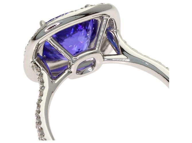Autre Marque Anello Tiffany & Co. Soleste in Tanzanite e Diamanti - vista 8
