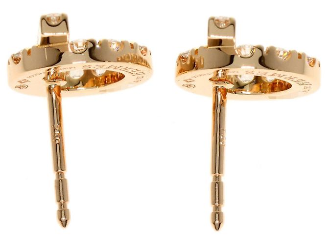 Hermès Orecchini Hermes Finesse Diamond in oro rosa 18K - vista 4