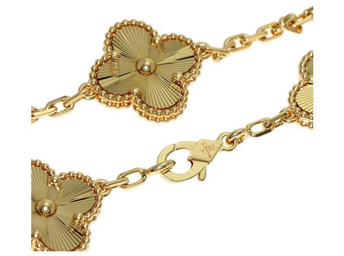 Bracciale Van Cleef & Arpels Alhambra Guilloché 5-Motif - vista 3