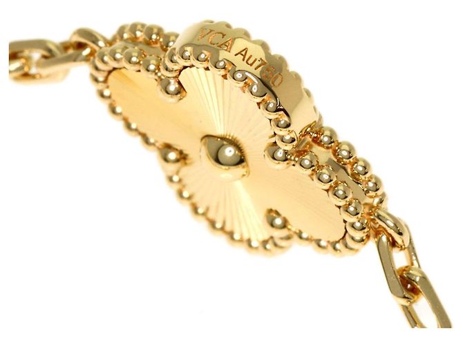 Bracciale Van Cleef & Arpels Alhambra Guilloché 5-Motif - vista 5