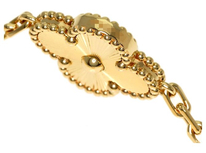 Bracciale Van Cleef & Arpels Alhambra Guilloché 5-Motif - vista 6