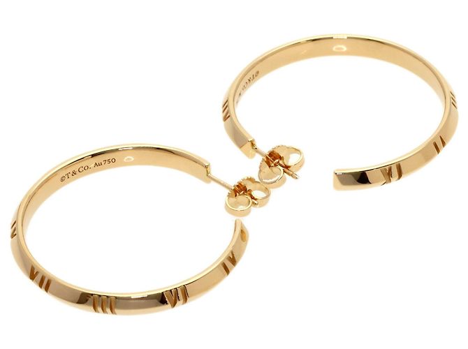 Autre Marque Orecchini a cerchio Tiffany & Co. Atlas X in oro rosa - vista 2