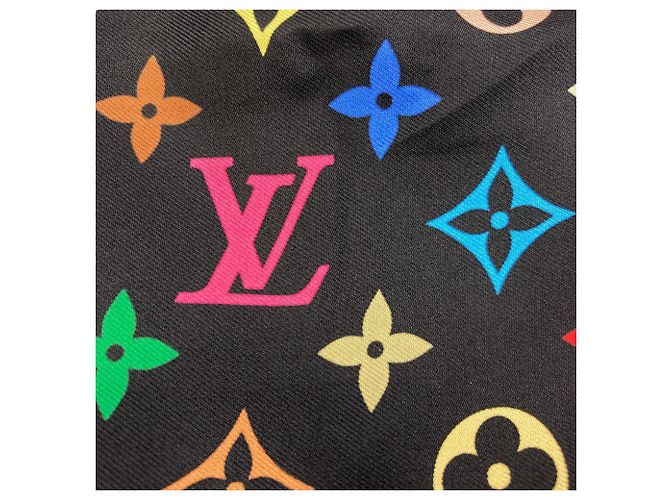 Sciarpa Louis Vuitton I Love Monogram Collaborazione Takashi Murakami - vista 6