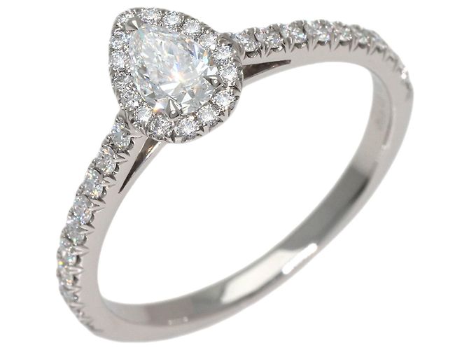 Autre Marque Tiffany & Co. Soleste Diamantring in Birnenform - Ansicht 2