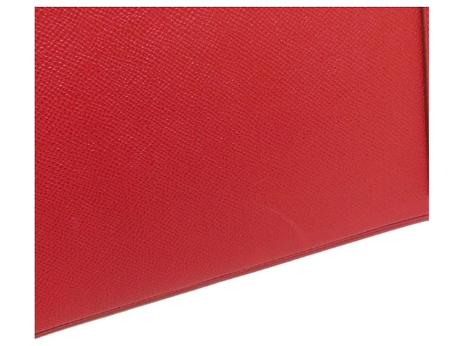 Hermès Borsa Hermes Birkin 30 in pelle Epsom rossa - vista 20