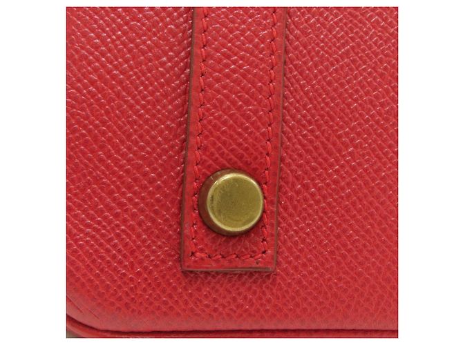 Hermès Borsa Hermes Birkin 30 in pelle Epsom rossa - vista 23